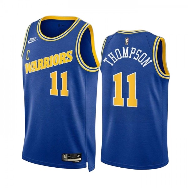 Golden State Warriors Trikot Klay Thompson 11 Nike 2022-23 Classic Edition Blau Swingman - Herren Golden State Warriors Trikot Klay Thompson 11 Nike 2022-23 Classic Edition Blau Swingman - Herren